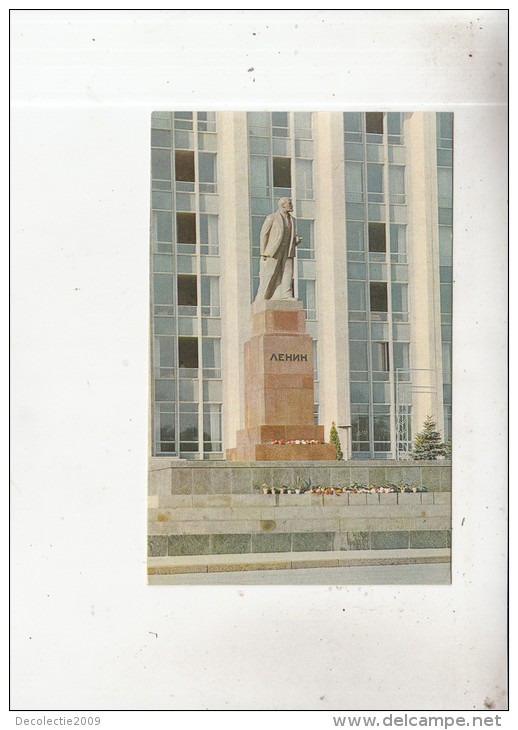 ZS34409 Monument To V I Lenin  Kisinev   2 Scans - Moldavia