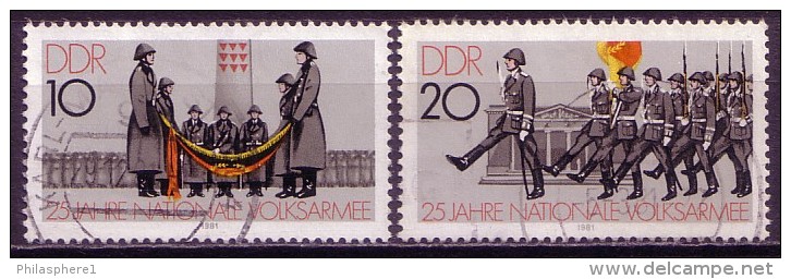 DDR Nr.2580/1      O Used   (12531)  (Jahr:1981) - Gebraucht