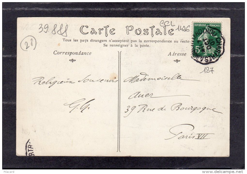 39888    Francia,  Chateau  De  Villebon,  VG  1907 - Other & Unclassified