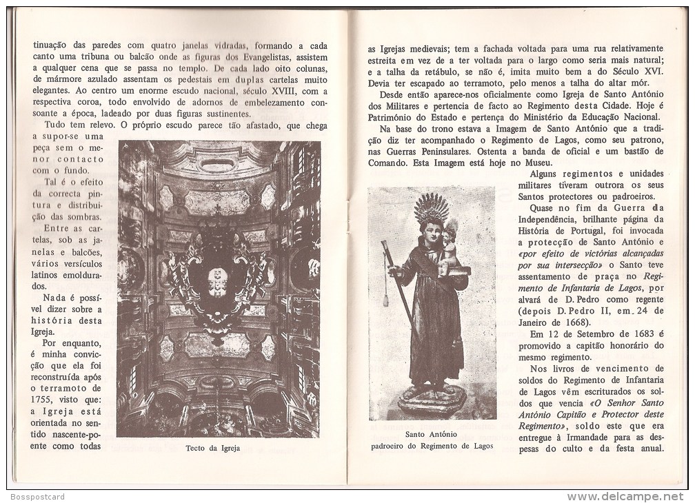 Lagos - "Igreja De Santo António De Lagos". Monografia (3 Scans) - Revues & Journaux