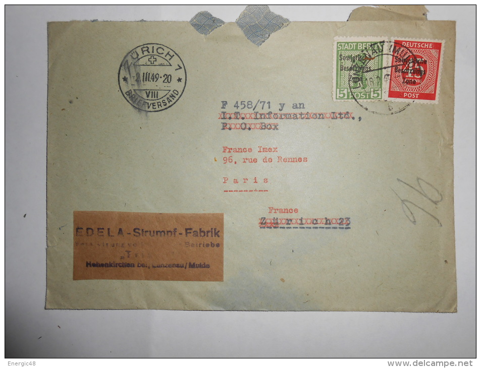 24.05.13.lot 07_lettre  ,cachet Temporaire. 1920 - Sonstige & Ohne Zuordnung