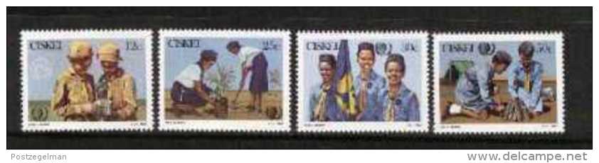 CISKEI, 1985, MNH Stamp(s), Girl Guides,  Nr(s). 75-78 - Ciskei