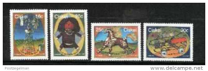 CISKEI, 1987, MNH Stamp(s), Homemade Toys,  Nr(s). 119-122 - Ciskei