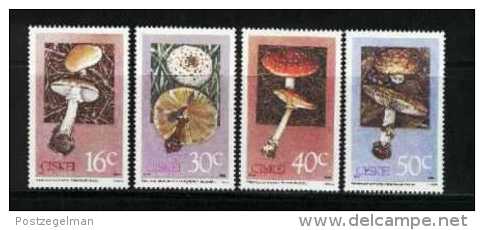 CISKEI, 1988, MNH Stamp(s), Poisenous Fungi,  Nr(s). 145-148 - Ciskei