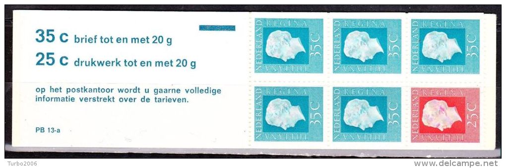 Nederland : 1973 PZB NVPH 13 A  Postfris - Carnets Et Roulettes