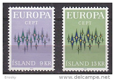 Q1224 - ISLANDE ICELAND Yv N°414/15 ** EUROPA CEPT - Ungebraucht