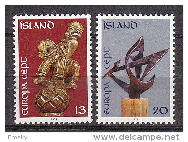 Q1229 - ISLANDE ICELAND Yv N°442/43 ** EUROPA CEPT - Unused Stamps