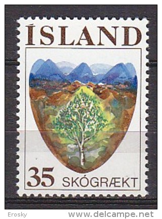 Q1237 - ISLANDE ICELAND Yv N°465 ** REBOISEMENT - Ungebraucht