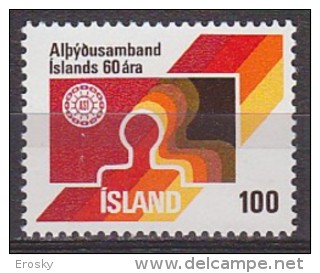 Q1241 - ISLANDE ICELAND Yv N°472 ** SYNDICATS - Unused Stamps