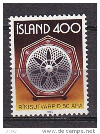 Q1285 - ISLANDE ICELAND Yv N°515 ** RADIO - Unused Stamps