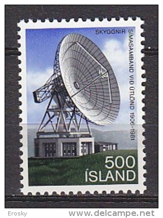 Q1288 - ISLANDE ICELAND Yv N°524 ** TELECOMMUNICATIONS - Neufs