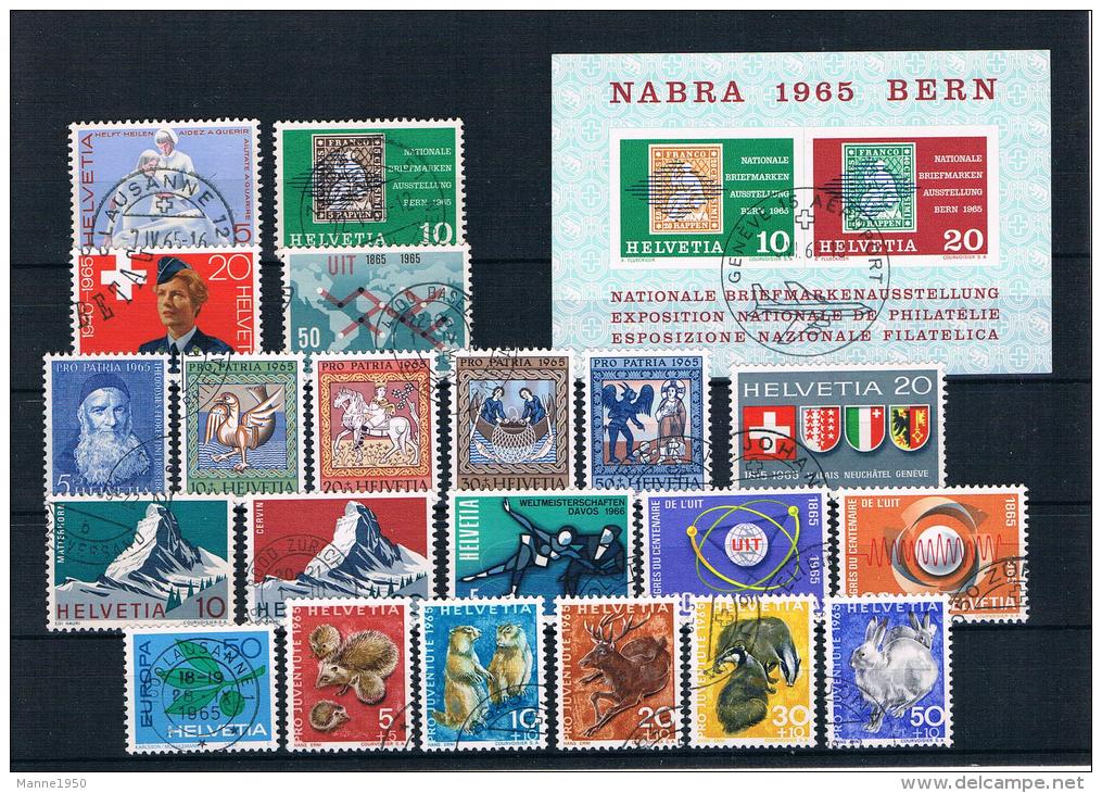 Schweiz 1965 Kompletter Jahrgang - Collections
