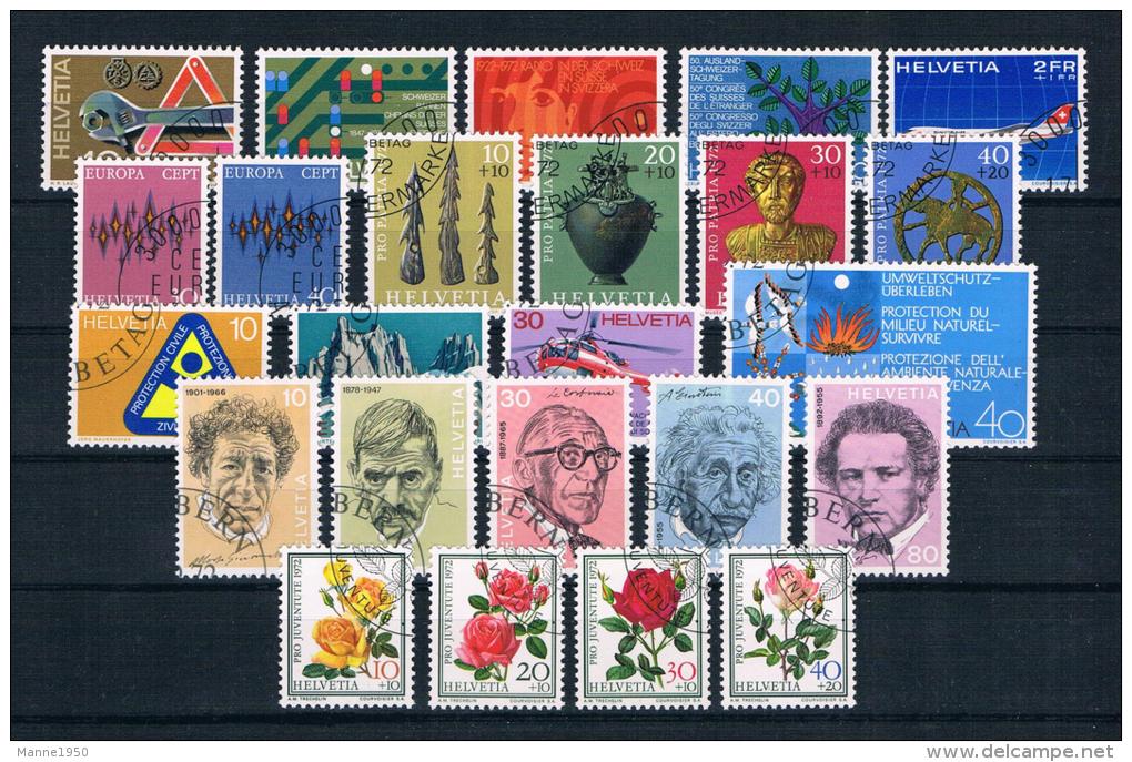 Schweiz 1972 Kompletter Jahrgang - Collections