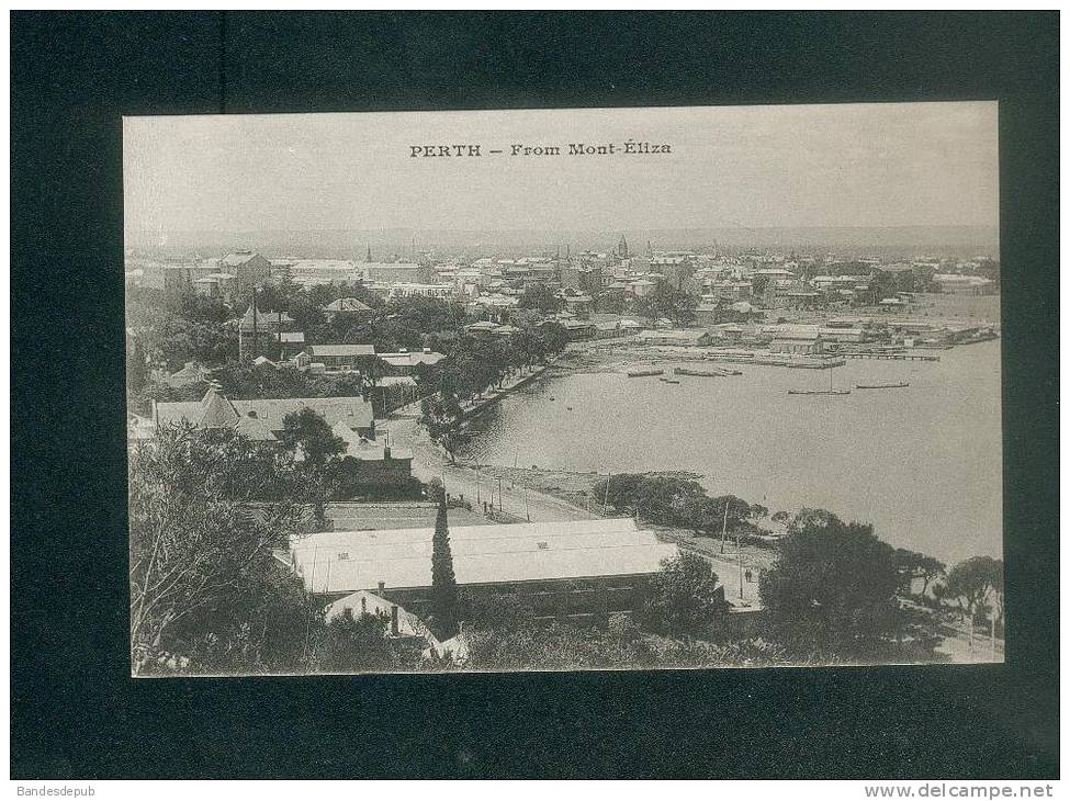 Australie -   Perth -  From Mont Elisa    (  Messageries Maritimes ) - Perth