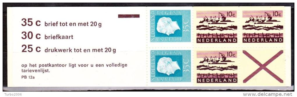 Nederland : 1972 PZB NVPH 12 A  Postfris - Carnets Et Roulettes