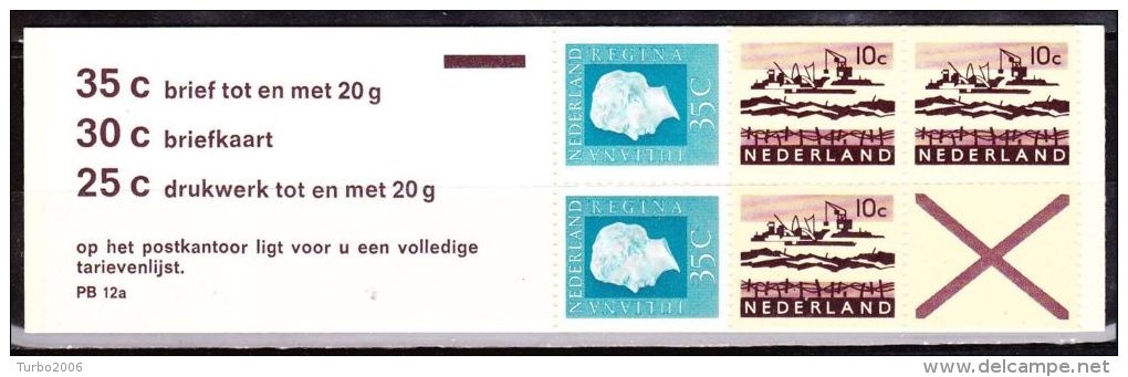 Nederland : 1972 PZB NVPH 12 A  Tb Postfris - Carnets Et Roulettes