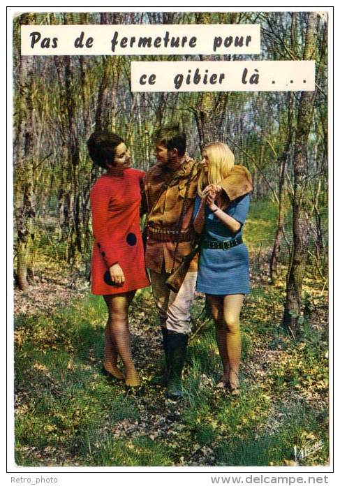Cpsm, Humour, Chasse, Chasseur (CHA) - Chasse