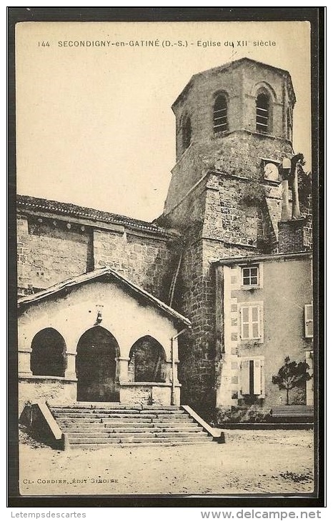 - CPA 79 - Secondigny-en-Gatiné, église Du XIIème Siècle - Secondigny