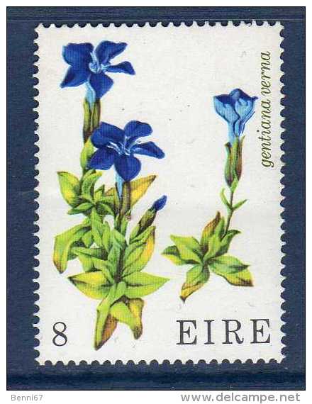 IRLANDE Irland Eire 1978 Fleur Flower Blume Gentiane Mi 376 Yv 378 MNH ** - Neufs