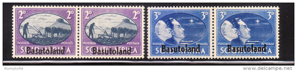 Basutoland 1945 Peace Issue Omnibus 2v MInt - 1933-1964 Crown Colony