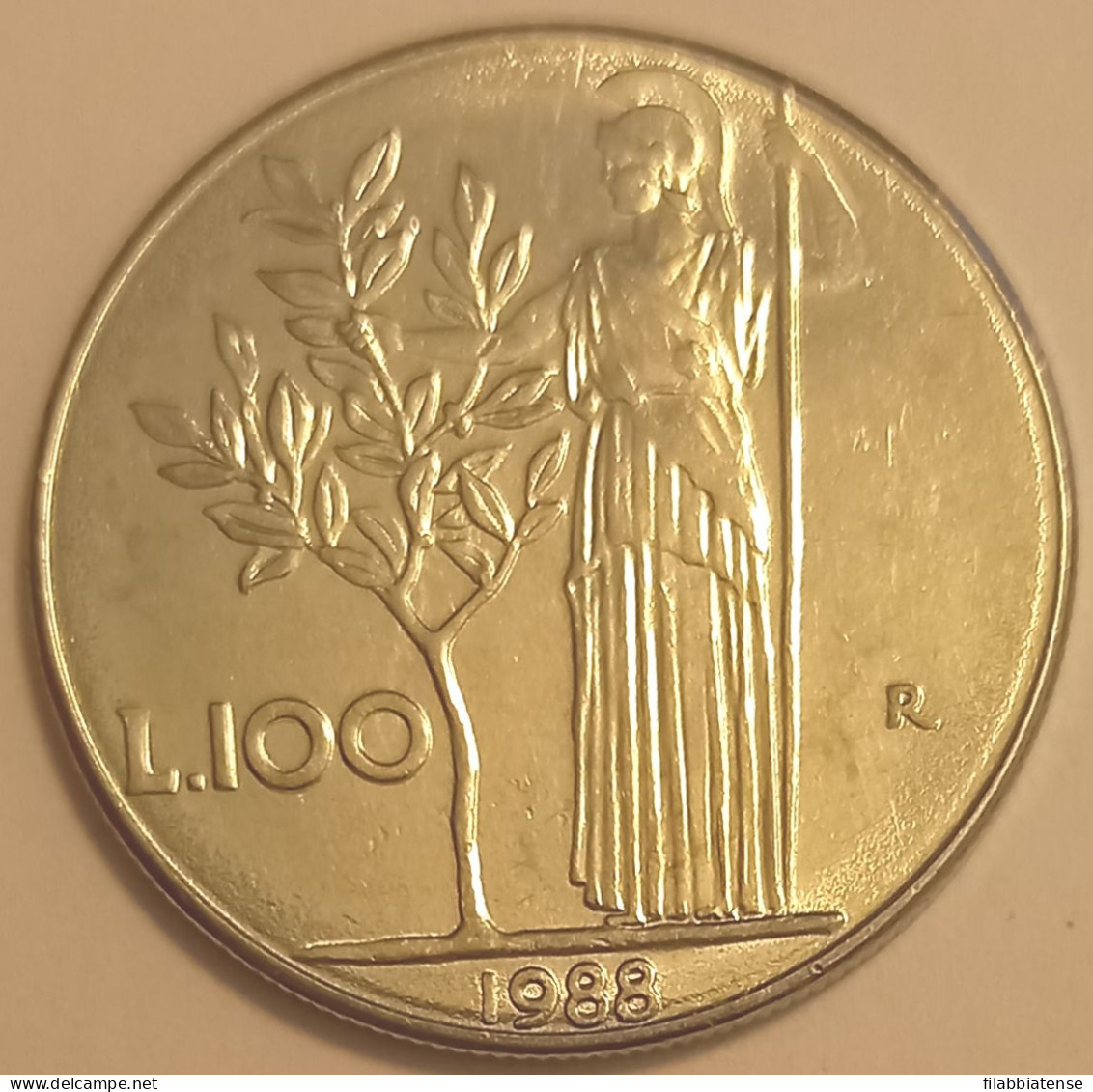 1988 - Italia 100 Lire     ----- - 100 Lire