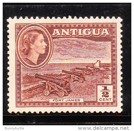 Antigua 1953 QE 1/2c Mint - 1858-1960 Kronenkolonie