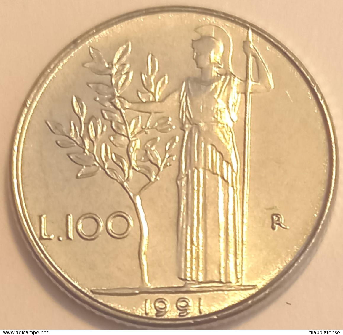 1991 - Italia 100 Lire    ------ - 100 Lire