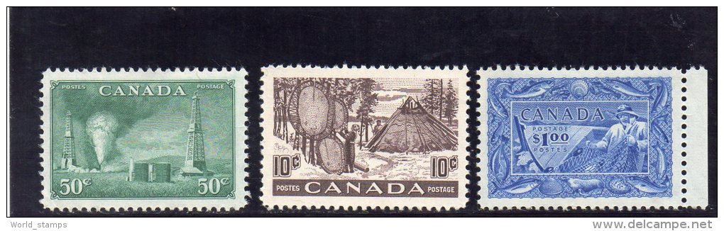 CANADA 1950-1 * - Unused Stamps