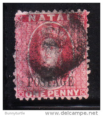 Natal 1875 QE Queen Victoria 1p Overprinted Used - Natal (1857-1909)