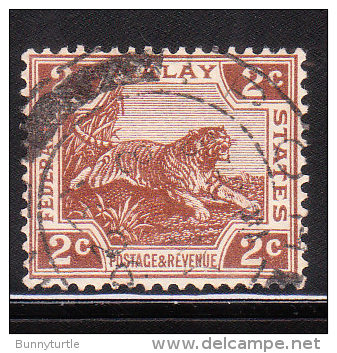 Federated Malay States 1922-32 Tiger 2c Used - Federated Malay States