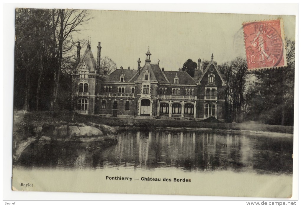 PONTHIERRY -  Château Des Bordes. - Autres & Non Classés