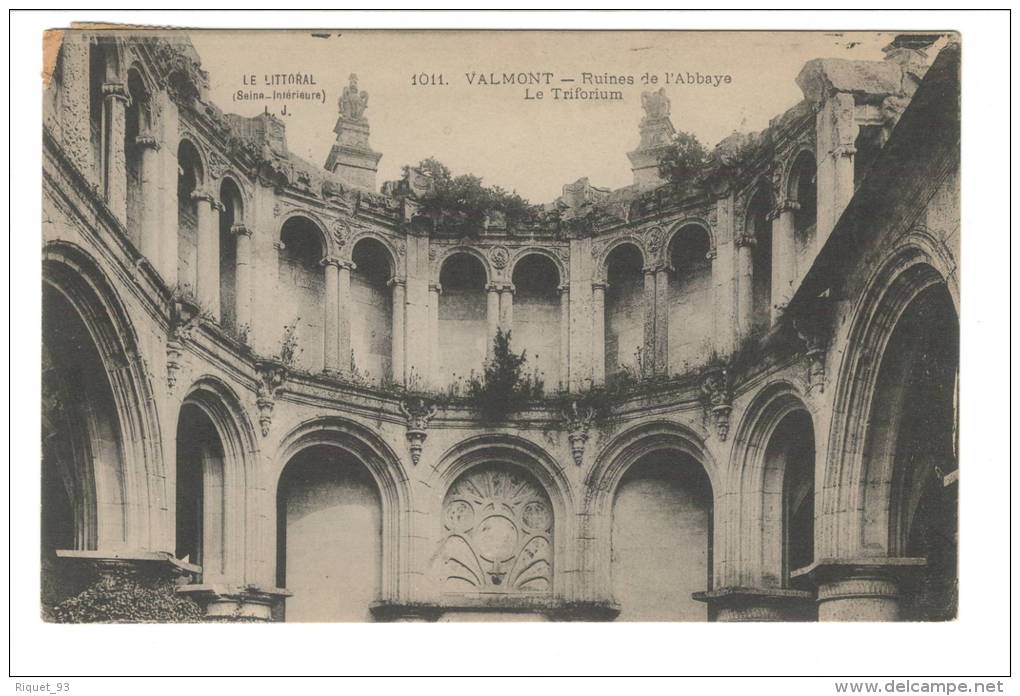 1011 - VALMONT - Ruines De L'Abbaye - Le Triforium - Valmont