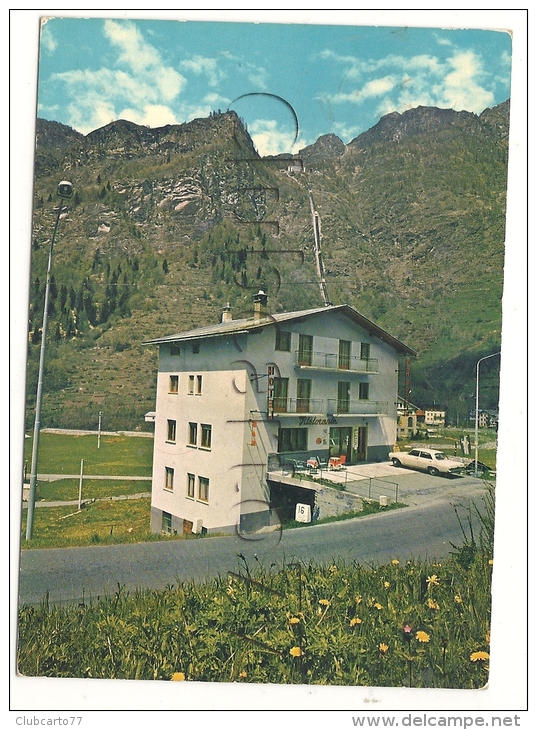 Valtournenche (Italie, Val D'Aosta) :  Hotel Sans Souci  En 1980 (animé). - Altri & Non Classificati