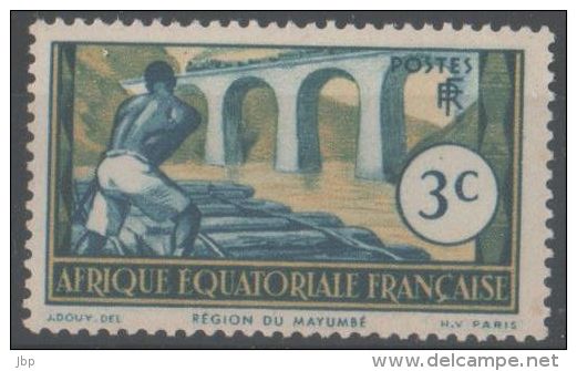 Afrique Equatoriale Francaise - A.E.F. - AEF - N° YT 77 Neuf **. - Nuevos