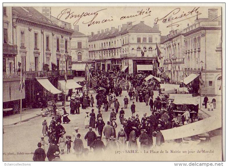 Sablé Sur Sarthe    72       Jour De Marché - Sable Sur Sarthe