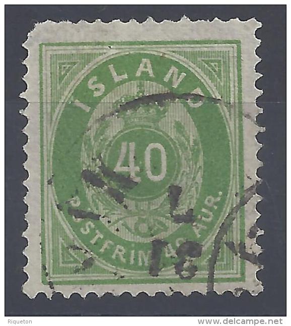 ISLANDE - 1876 - N° 11 A - OBLITERE - - Usados