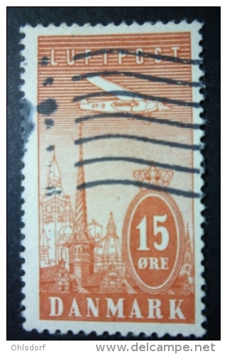 DANMARK - AIRMAIL 1934: Mi 218 / YT 7, O - FREE SHIPPING ABOVE 10 EURO - Luftpost