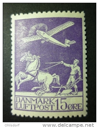 DANMARK - AIRMAIL 1925: Mi 144 / YT 2, * MH - FREE SHIPPING ABOVE 10 EURO - Luftpost