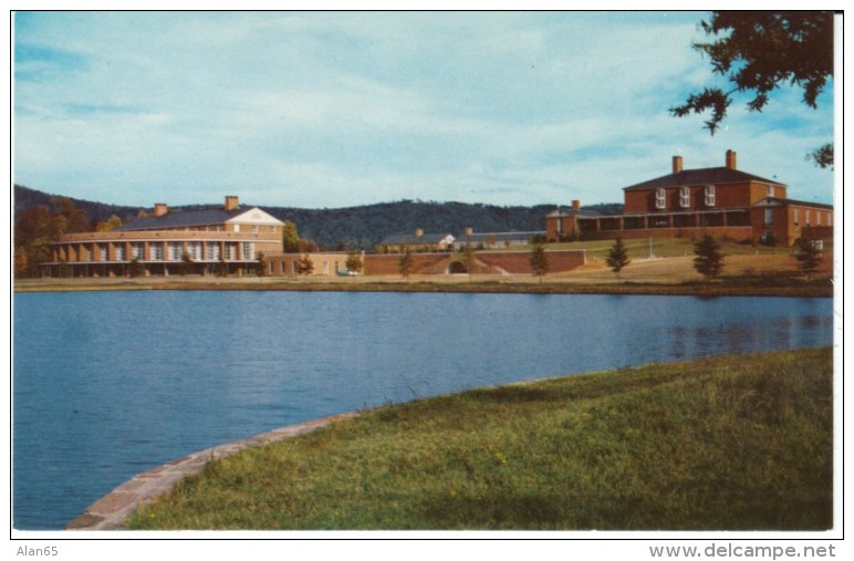 Greenville SC South Carolina, Furman University Campus Scene, C1950s Vintage Postcard - Greenville