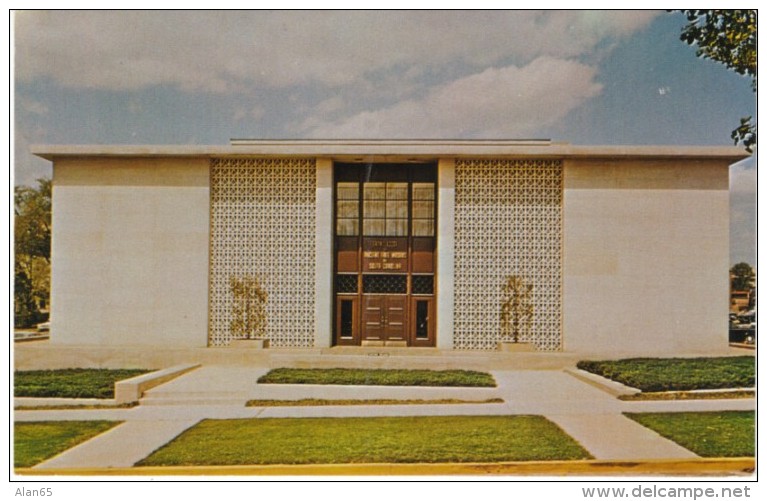 Columbia SC South Carolina, Grand Lodge Building Free Masons Masonic, C1960s Vintage Postcard - Columbia