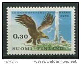 110 FINLANDE 1970 - Oiseau Aigle Royal - Neuf Sans Charniere (Yvert 633) - Unused Stamps