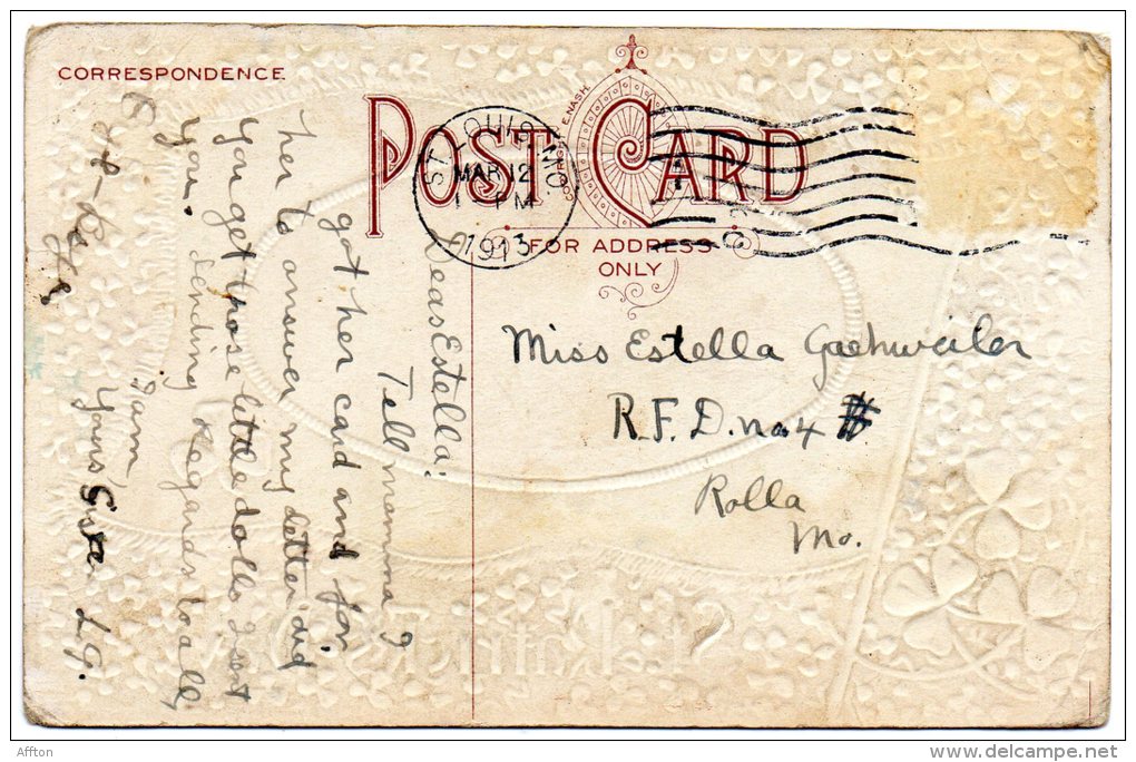 St Patricks Day  1910 Postcard - Saint-Patrick's Day
