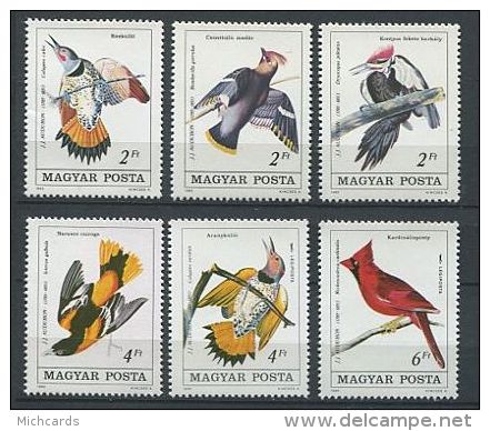 110 HONGRIE 1986 - Oiseaux (Audubon)- Neuf Sans Charniere (Yvert 2984/87 - A 457/58) - Neufs