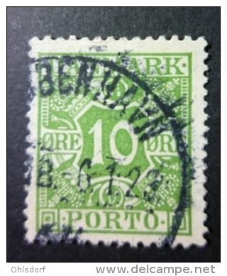 DANMARK - PORTO 1921: Mi 13, O - FREE SHIPPING ABOVE 10 EURO - Postage Due