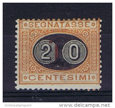 Italy: Segnatasse 1890 Sa 18, Mi 18, MH/* Signed, - Postage Due