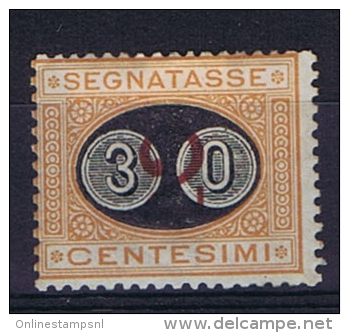 Italy: Segnatasse 1890 Sa 19, Mi 17, MH/* - Strafport
