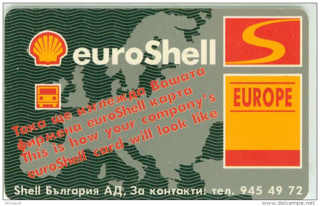 TELECARTE A PUCE BULGARIE SHELL 100 U PETROLE 10:2001 - Oil