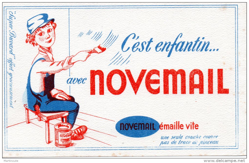 - BUVARD Peinture NOVEMAIL - 129 - Peintures