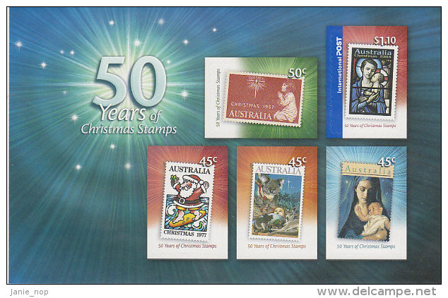 Australia 2007 50 Years Of  Christmas Stamps $ 2.95 Sheetlet  P&S - Ganze Bögen & Platten