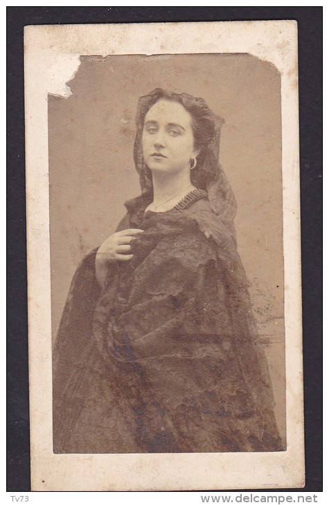 #photo J257 - CDV - Madame MARCHAL - Cantatrice - Cantatrisse - Par Photographe Anonyme - Alte (vor 1900)